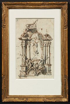 Luigi Vanvitelli - Entwurfsstudie fuer einen Altar, 79636-17, Van Ham Kunstauktionen