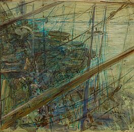 Robert Hermann Sterl - Im Hafen von Rotterdam, 74288-1, Van Ham Kunstauktionen