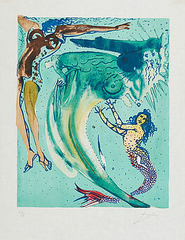 Salvador Dali - The Little Mermaid Aus Hans Christian Anderson Tales, 73172-22, Van Ham Kunstauktionen