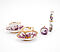 Meissen - Zwei Tassen amp Untertassen mit Purpurmalerei und eine Zigarrenhuelse mit galanten Szenen, 76821-183, Van Ham Kunstauktionen