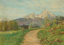 Conrad Pfau - Fruehling in Berchtesgaden, 77853-6, Van Ham Kunstauktionen