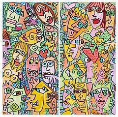 James Rizzi - Lets All Get Together amp Friends, 79590-1, Van Ham Kunstauktionen