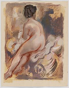 George Grosz - Sitting Female Nude, 77717-6, Van Ham Kunstauktionen