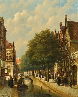 Petrus Gerardus Vertin - Gracht in Delft, 80489-4, Van Ham Kunstauktionen