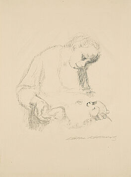 Kaethe Kollwitz - Junge Mutter mit Saeugling, 78041-2, Van Ham Kunstauktionen