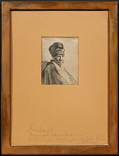 Rembrandt van Rijn - Mann mit Schnurrbart und turbanartiger Muetze, 79631-12, Van Ham Kunstauktionen