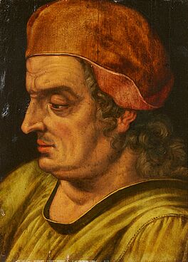 Frans Floris - Mann mit roter Kappe im Profil, 77049-2, Van Ham Kunstauktionen