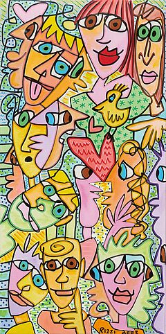 James Rizzi - Lets All Get Together amp Friends, 79590-1, Van Ham Kunstauktionen