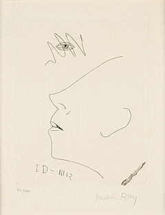 Man Ray - Portraet von Isadora Duncan, 77959-3, Van Ham Kunstauktionen