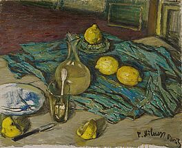 Pierre Nilouss - Citrons carafe et tissu bleu, 69638-2, Van Ham Kunstauktionen