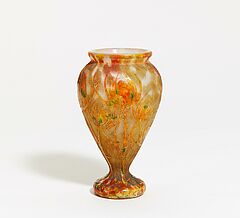 Daum Freres - Vase mit Disteldekor, 69445-10, Van Ham Kunstauktionen