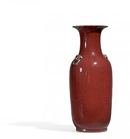 Grosse Vase mit Loewenkoepfen und Ringen, 61707-2, Van Ham Kunstauktionen