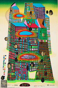 Friedensreich Hundertwasser - Good Morning City - Bleeding Town, 80331-4, Van Ham Kunstauktionen