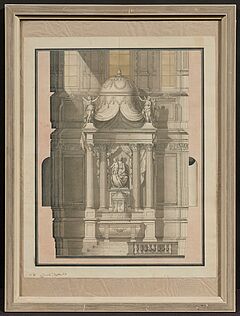 Santino Fortunato Tagliafico - Entwurf fuer einen Altar, 77740-28, Van Ham Kunstauktionen
