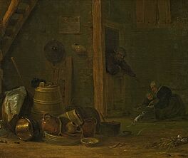 Cornelis Saftleven - Hollaendisches Bauerninterieur, 300012-8, Van Ham Kunstauktionen