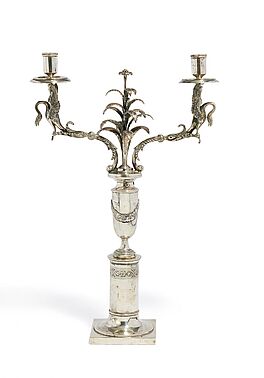 Johann Alois Seethaler - Grosse Girandole mit Schwanenzier, 75315-15, Van Ham Kunstauktionen