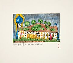 Friedensreich Hundertwasser - Baernbacher Andacht - Im Sommer, 57651-1, Van Ham Kunstauktionen