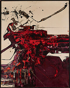 Claude Georges - Komposition in Rot, 75133-3, Van Ham Kunstauktionen
