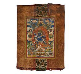 Thangka mit Mahakala, 69275-1, Van Ham Kunstauktionen