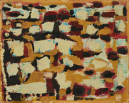 Georges Noel - Komposition in Rot-Braun, 76949-61, Van Ham Kunstauktionen