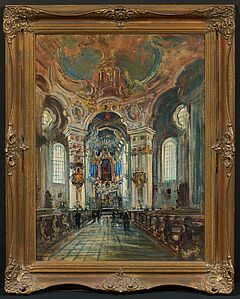 Otto Hamel - Barocker Kirchenraum, 75365-3, Van Ham Kunstauktionen