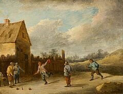 David dJ Teniers - Bauern beim Kegelspiel, 80420-1, Van Ham Kunstauktionen