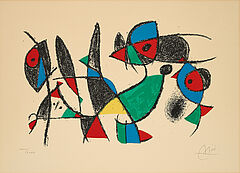 Joan Miro - Aus Joan Miro Der Lithograph II, 79390-4, Van Ham Kunstauktionen