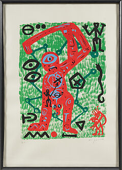 AR Penck - Golfer, 79981-2, Van Ham Kunstauktionen