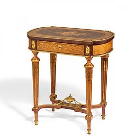 Charles Guillaume Diehl - Kleiner Tisch sog Table A Ouvrage mit Musikalien Stil Napoleon III, 80197-2, Van Ham Kunstauktionen