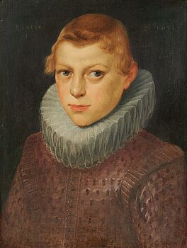 Otto van Veen - Portraet eines 11-jaehrigen Jungen, 73076-1, Van Ham Kunstauktionen