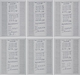 Hanne Darboven - Fuer Sol LeWitt - Monat Maerz, 70001-691, Van Ham Kunstauktionen