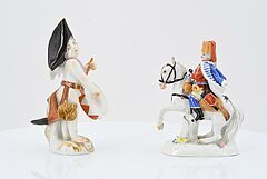 Meissen - Husar zu Pferd und Putto als Trommler, 75074-18, Van Ham Kunstauktionen