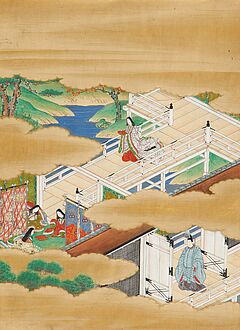 Szene aus dem Genji monogatari, 63279-61, Van Ham Kunstauktionen