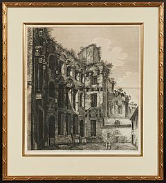 Luigi Rossini - Zwei Kupferstiche mit Ansichten aus Rom Thermen des Diocletian sowie Marstempel, 73024-31, Van Ham Kunstauktionen