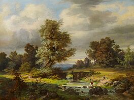 Hermann Theodor Schultz - Landschaft mit aufziehendem Gewitter, 65067-18, Van Ham Kunstauktionen