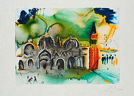 Salvador Dali - Venedig Basilika und Campanile, 66118-1, Van Ham Kunstauktionen