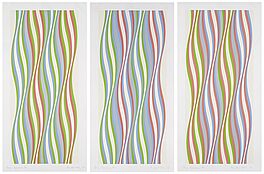 Bridget Louise Riley - Green DominanceBlue DominanceRed Dominance, 70001-861, Van Ham Kunstauktionen