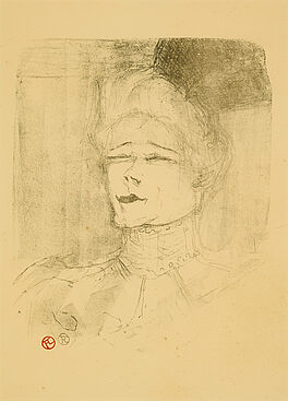 Henri de Toulouse-Lautrec - Jeanne Granier Aus Portraits dActeurs et dActrices Treize Lithographies, 77671-19, Van Ham Kunstauktionen