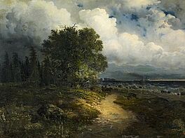 Alexandre Calame - Uferlandschaft am Genfersee, 50386-1, Van Ham Kunstauktionen