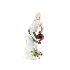 Meissen - Kleine Gaertnerfigur mit Giesskanne, 80170-16, Van Ham Kunstauktionen