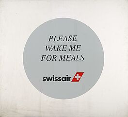 Daniel Pflumm - Ohne Titel Please wake me for meals - swissair, 57766-2, Van Ham Kunstauktionen