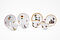 Meissen - Konvolut von 3 Tassen und 1 Deckeltasse mit UT mit Blumen bzw laendlichen Szenen, 75714-3, Van Ham Kunstauktionen