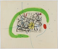 Joan Miro - Preparatifs dOiseaux IV, 66922-3, Van Ham Kunstauktionen