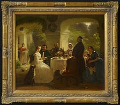 August Heinrich Niedmann - Der Toast auf das Brautpaar, 65804-3, Van Ham Kunstauktionen