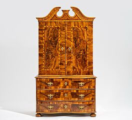 Niedersachsen - Barock Kommodenaufsatzschrank, 65189-1, Van Ham Kunstauktionen