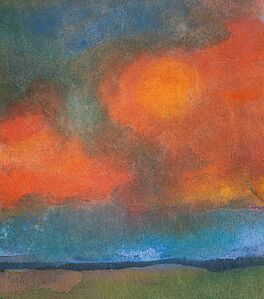 Emil Nolde - Hoher Himmel mit roten Wolken, 80196-3, Van Ham Kunstauktionen