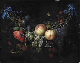 Jacob van Walscapelle - Girlande mit Fruechten und Blumen, 36510-1, Van Ham Kunstauktionen