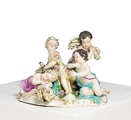 Meissen - Amorettengruppe als Allegorie des Sommers, 79866-6, Van Ham Kunstauktionen