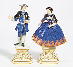 Meissen - Pilger und Pilgerin, 69445-13, Van Ham Kunstauktionen