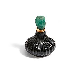 Kleiner Parfumflakon mit antikisierendem Frauenhaupt, 76349-7, Van Ham Kunstauktionen